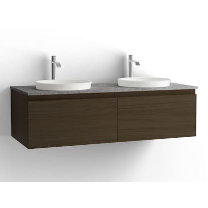 Tvättställsskåp Vedum Flow 1200 Dubbel med 2 Lådor