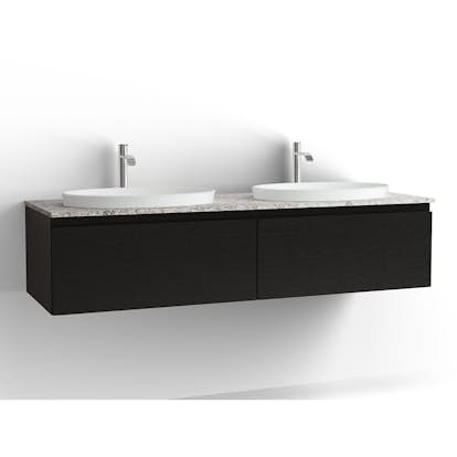 Tvättställsskåp Vedum Flow 1500 Dubbel med 2 Lådor