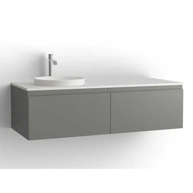 Tvättställsskåp Vedum Flow 1200 med 2 Lådor