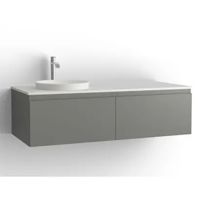 Tvättställsskåp Vedum Flow 1200 med 2 Lådor