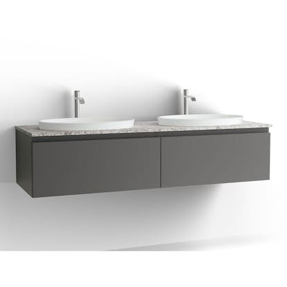 Tvättställsskåp Vedum Flow 1500 Dubbel med 2 Lådor