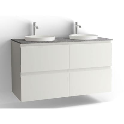 Tvättställsskåp Vedum Flow 1200 Dubbel med 4 Lådor