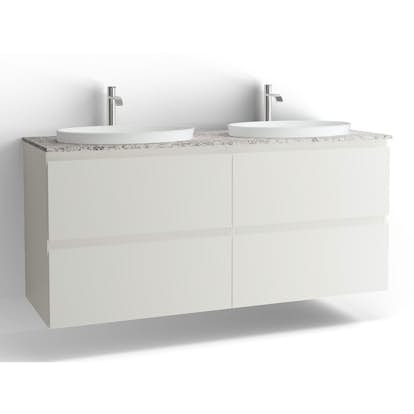 Tvättställsskåp Vedum Flow 1500 Dubbel med 4 Lådor