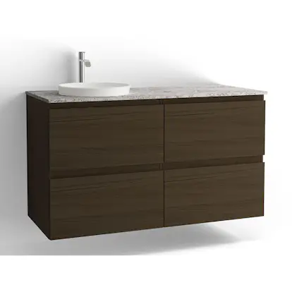 Tvättställsskåp Vedum Flow 1200 med 4 Lådor