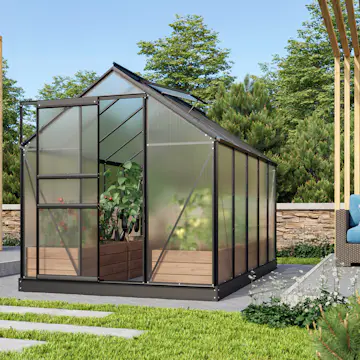 Drivhus Vitavia Venus med Sokkel 6,2 kvm