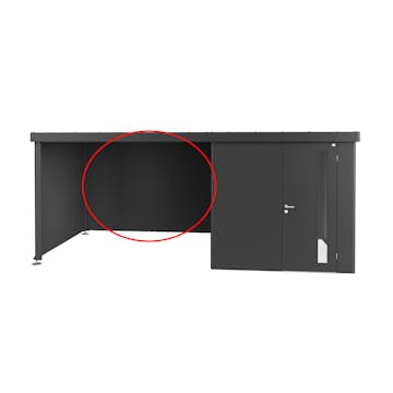 Bakvegg Biohort for Redskapsbod Neo