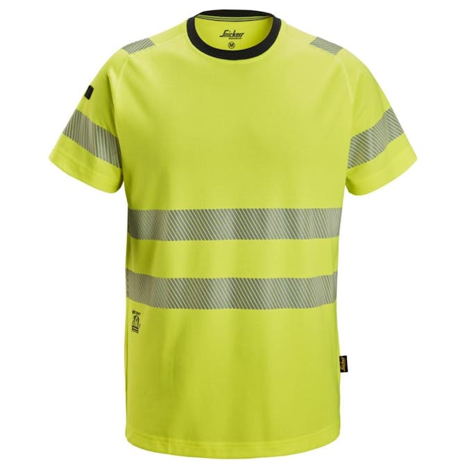 T-skjorte Snickers 2539 HiVis Kl 2 Herre