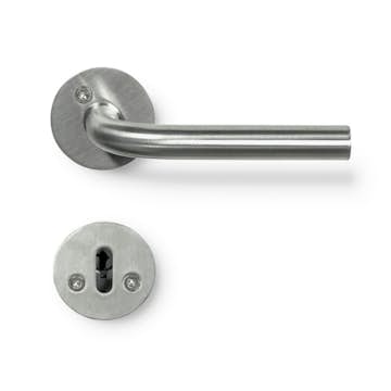 Dørhåndtak Beslag Design Kastrup 11 Rustfritt med Nøkkelskilt