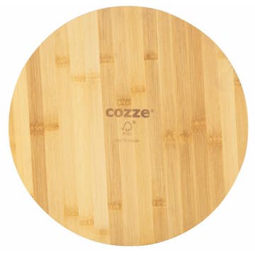 Pizzaskjærebrett Cozze Ø350 x 12 mm Bambustre
