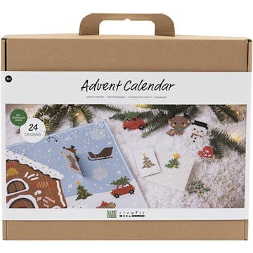 Adventskalender Creativ Company Nabbi BioBeads 24 design