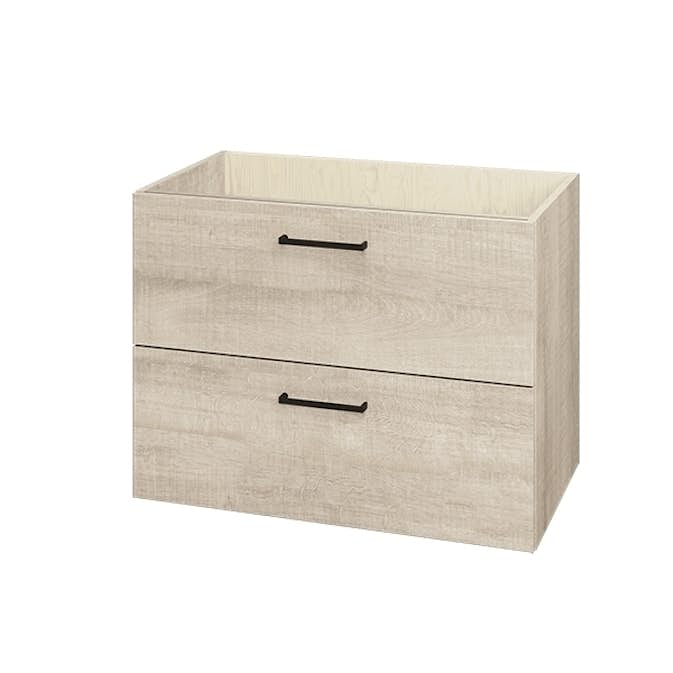 Servantskap FOSSBAD Variant46 B80 for Benkeplate og Toppmontert Servant