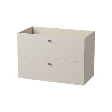 Servantskap FOSSBAD Variant46 B90 for Benkeplate og Toppmontert Servant