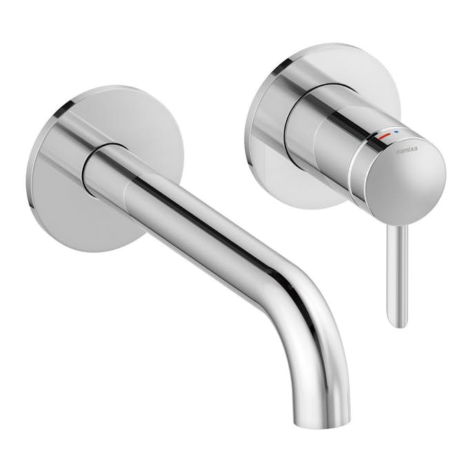 Servantbatteri Damixa Iris for Innbygging 180mm med Rosett