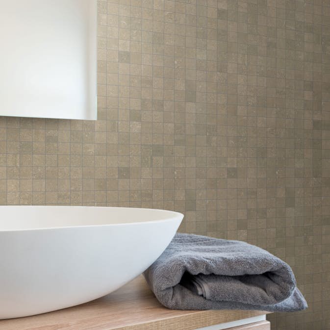 Mosaikk Ceramiche Keope Back Brun 3x3 cm