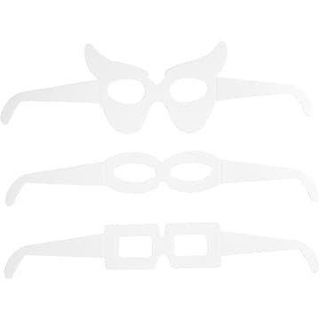 Figurer Creativ Company Briller Hvit 16 stk/1 Pk