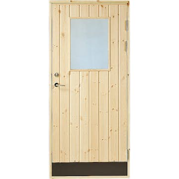 Boddør Jabo 18° Rett Glass