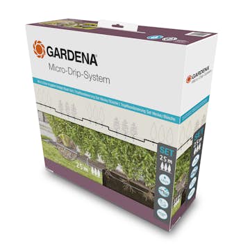 Dryppslange Gardena Micro-Drip Sett 25 m Over og Under Jord