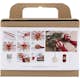 Julekuler Creativ Company DIY Kit Julerød Macramé