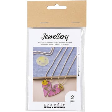 Smykker Creativ Company Mini DIY Kit Vennskapssmykke i Krympeplast