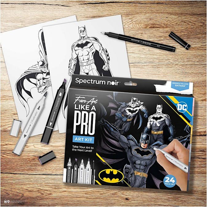 Hobbysett Creativ Company DIY Kit Illustrasjon Batman Heroes og Villains