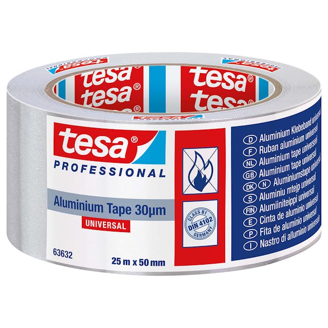 Aluminiumstape Tesa 63632 25 m x 50 mm