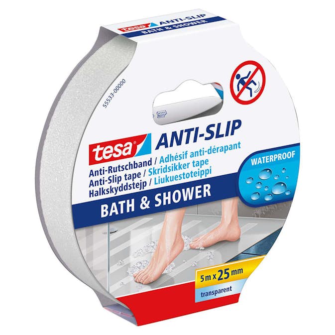 Antisklitape Tesa Bad & Dusj 5 m 25 mm