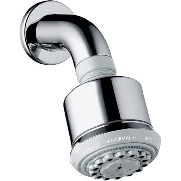 Hoveddusj Hansgrohe Clubmaster 3jet for Vegg