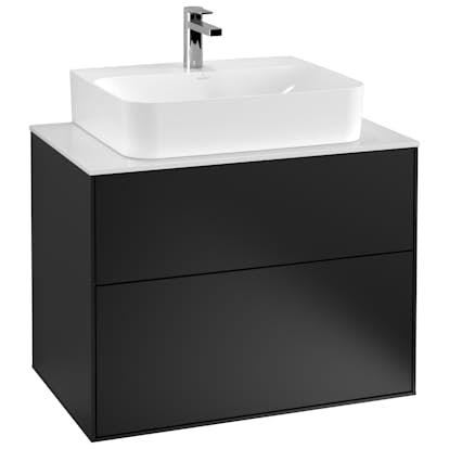 Tvättställsskåp Villeroy & Boch Finion med 2 Lådor och Bänkskiva för Centrerat Tvättställ