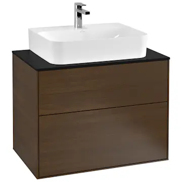 Tvättställsskåp Villeroy & Boch Finion med 2 Lådor och Bänkskiva för Centrerat Tvättställ