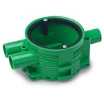 Apparatboks Bårebo ED-26 gul dobbeltgips