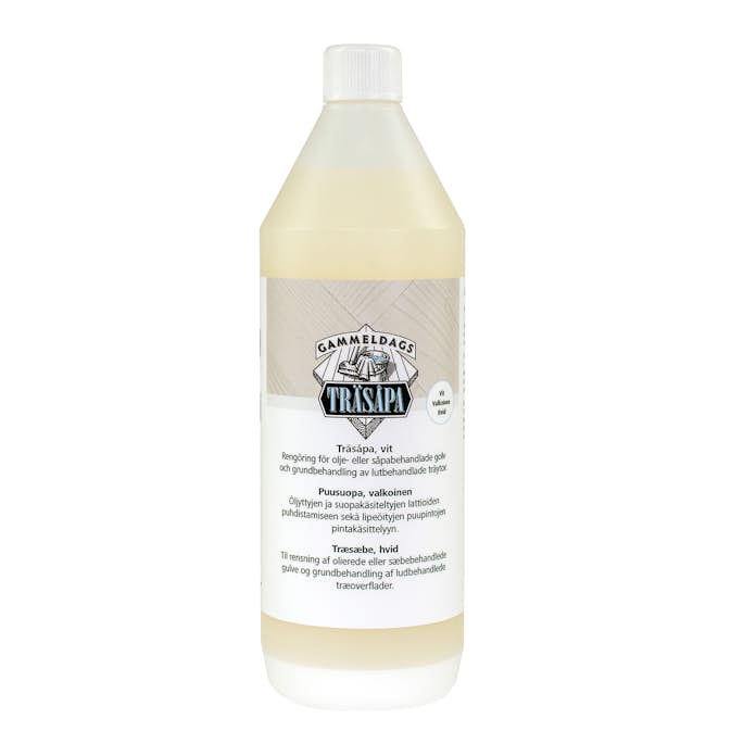 Träsåpa Gammeldags Vit