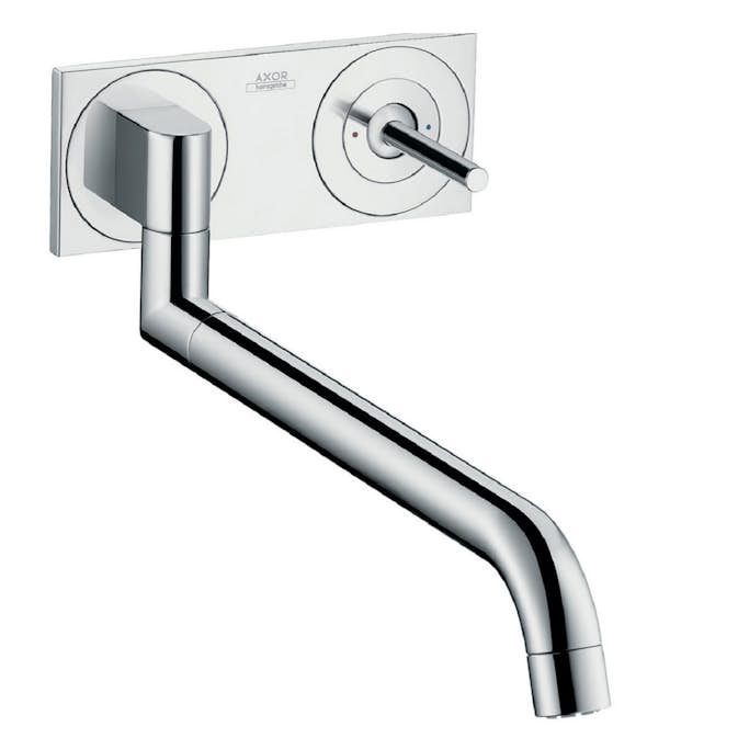 Kjøkkenbatteri Axor Uno for Vegg