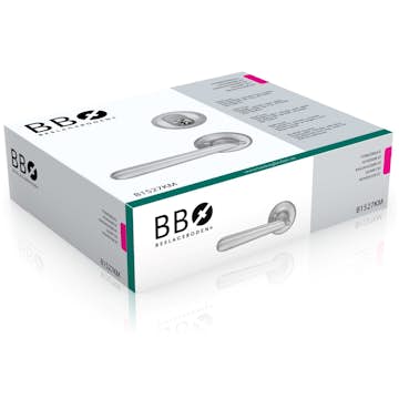 Ytterdørsett Beslagsboden Børstet Krom