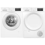 Vask- og Tørkepakke Siemens WM14N01LDN + WT43HV0EDN