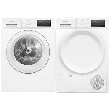 Vask- og Tørkepakke Siemens WM14N01LDN + WT43HV0EDN