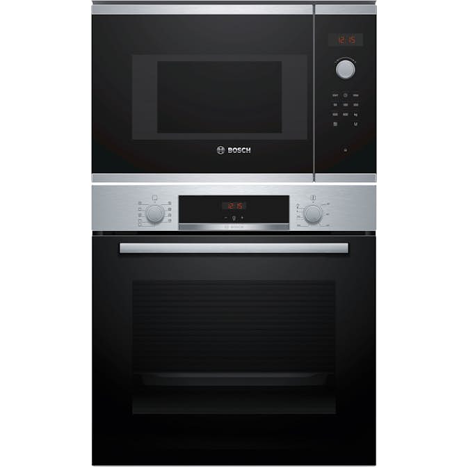Ovn- og Mikrobølgepakke Bosch HBA534BS3 + BFL523MS0