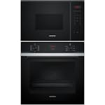 Ovn- og Mikrobølgepakke Siemens iQ300 HB234ABS3F + BF523LMB1 Rustfritt stål med 3D hotAir Plus og ecoClean