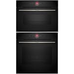 Ovn- og Mikrobølgepakke BOSCH HBG7742B1 + CMG7241B1 Serie 8 Sort