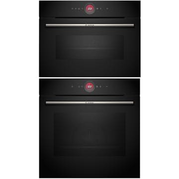 Ovn- og Mikrobølgepakke BOSCH HBG7742B1 + CMG7241B1 Serie 8 Sort