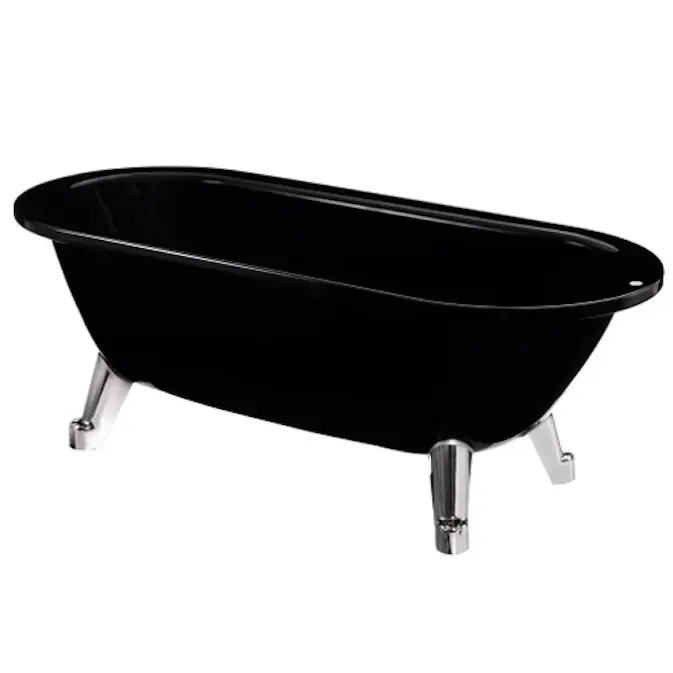 Badkar Gustavsberg 6338 Svart