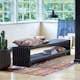 Benk PLUS Rustikk Design med Hylle 2180 mm