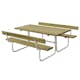Benkbord PLUS Classic Trykkimpregnert Tre