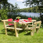 Benkbord PLUS Firkantet med Ryggstøtte