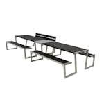 Benkbord PLUS Zigma Svart Dobbel