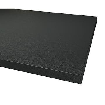 Benkeplate Fibo Laminat 1049 Lava Black