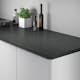 Benkeplate Fibo Laminat 1049 Lava Black