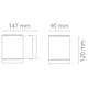 Vegglampe SG ARMATUREN Echo 4,5W IP44 LED