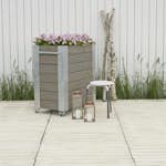 Blomsterkasse PLUS Cubic Gråbrun 87x50x95 cm