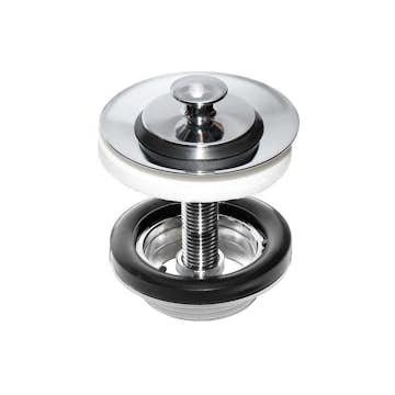 Silpluggventil Gustavsberg Krom