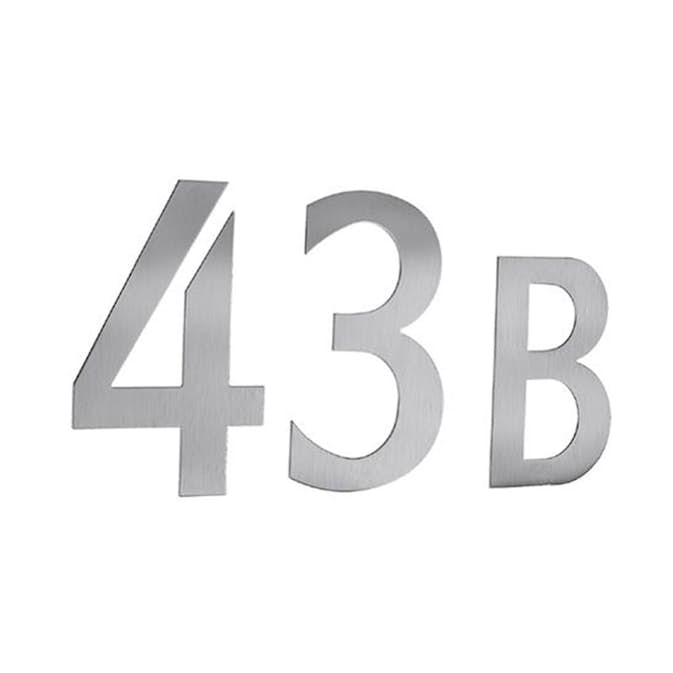 Postkassenummer Beslagsboden Rustfritt Stål